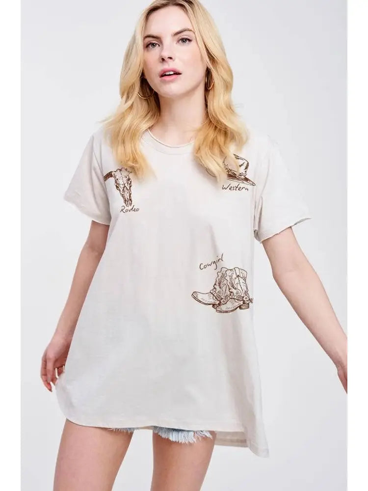 Rodeo Western Tunic / Taupe