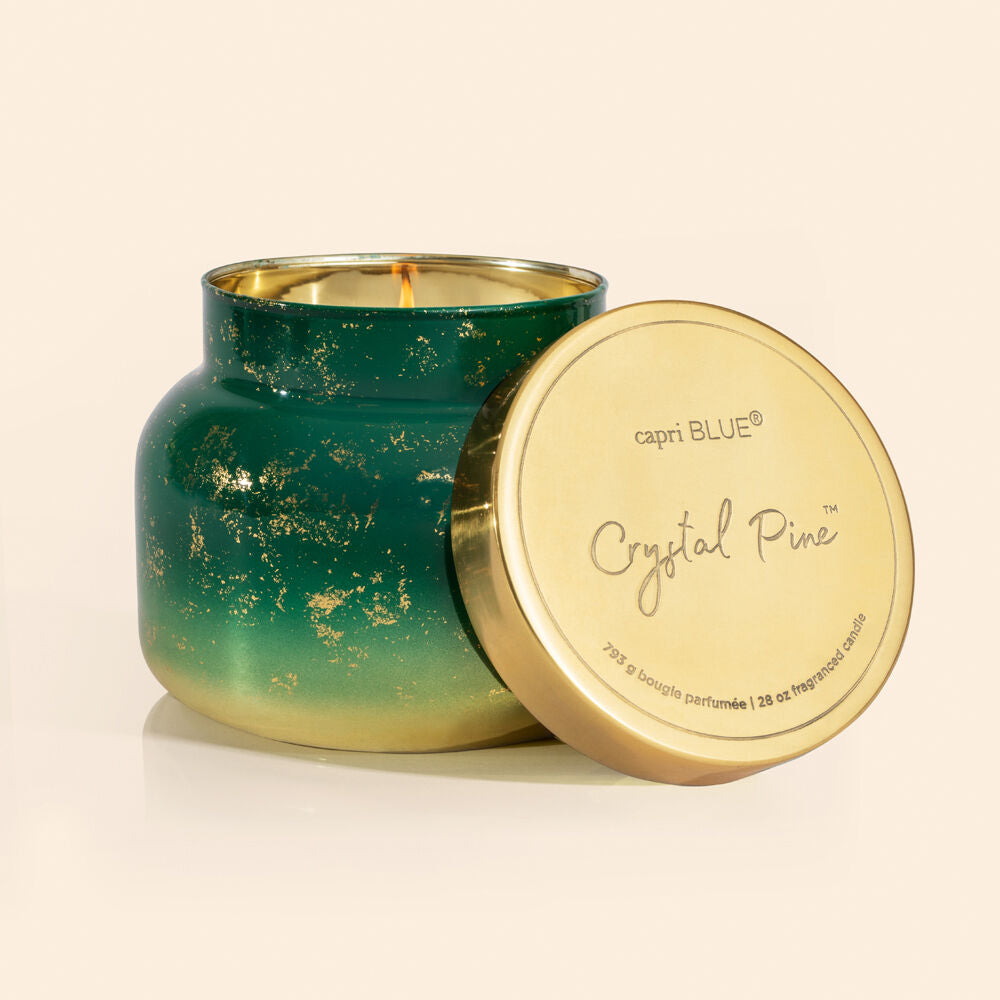 Crystal Pine Glimmer Inverted Jar, 10oz main image 1