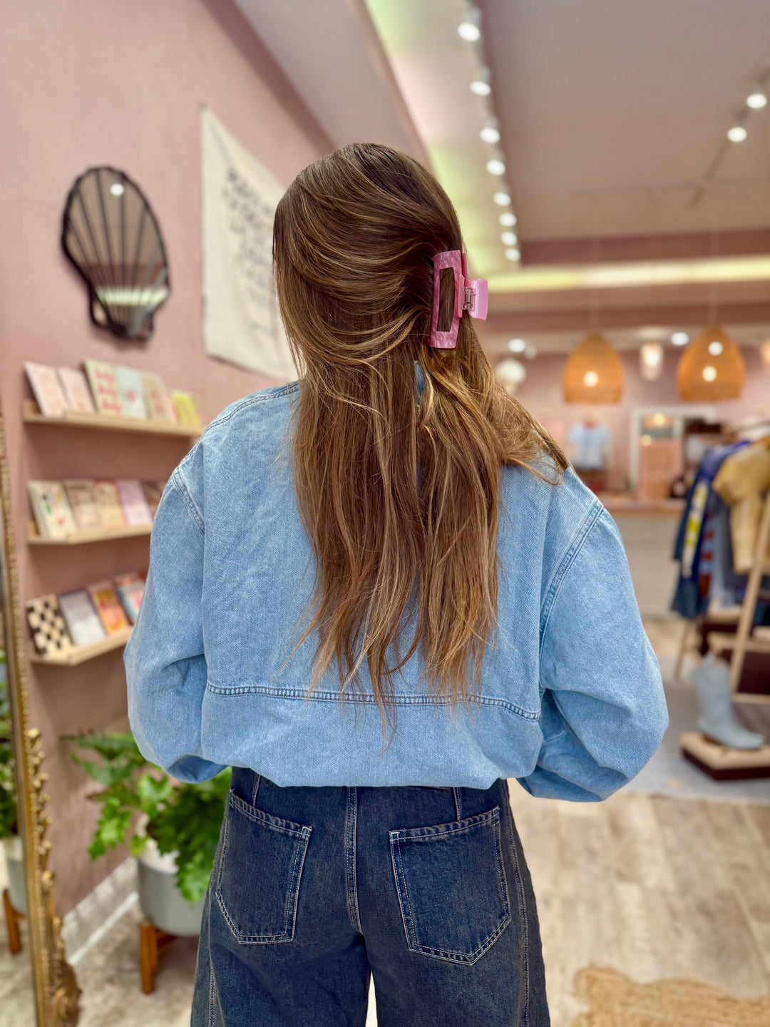 We The Free Birdie Denim Jacket / Mockingbird