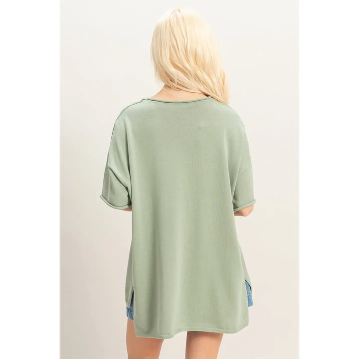All day Tee / Sage Green