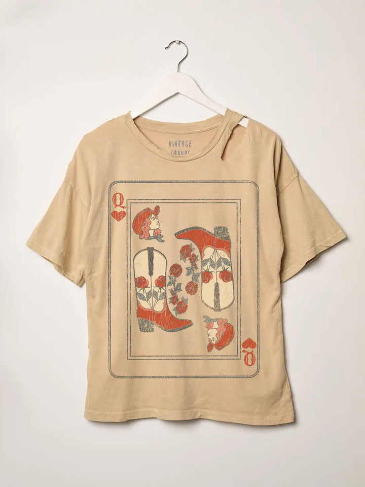 Queen Playing Card Tee