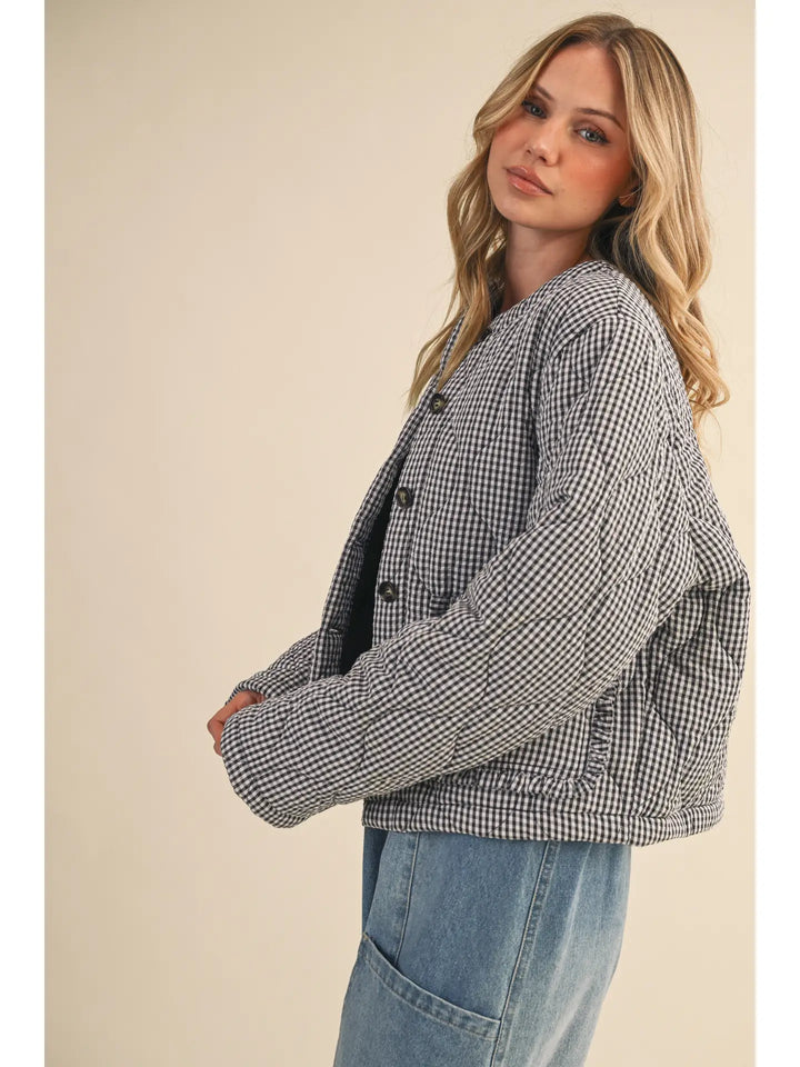 Estelle Plaid Jacket