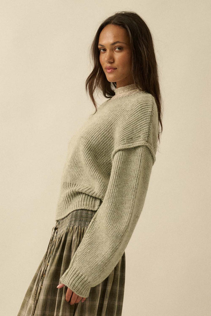 Keeping On Sweater / Heather Cloud