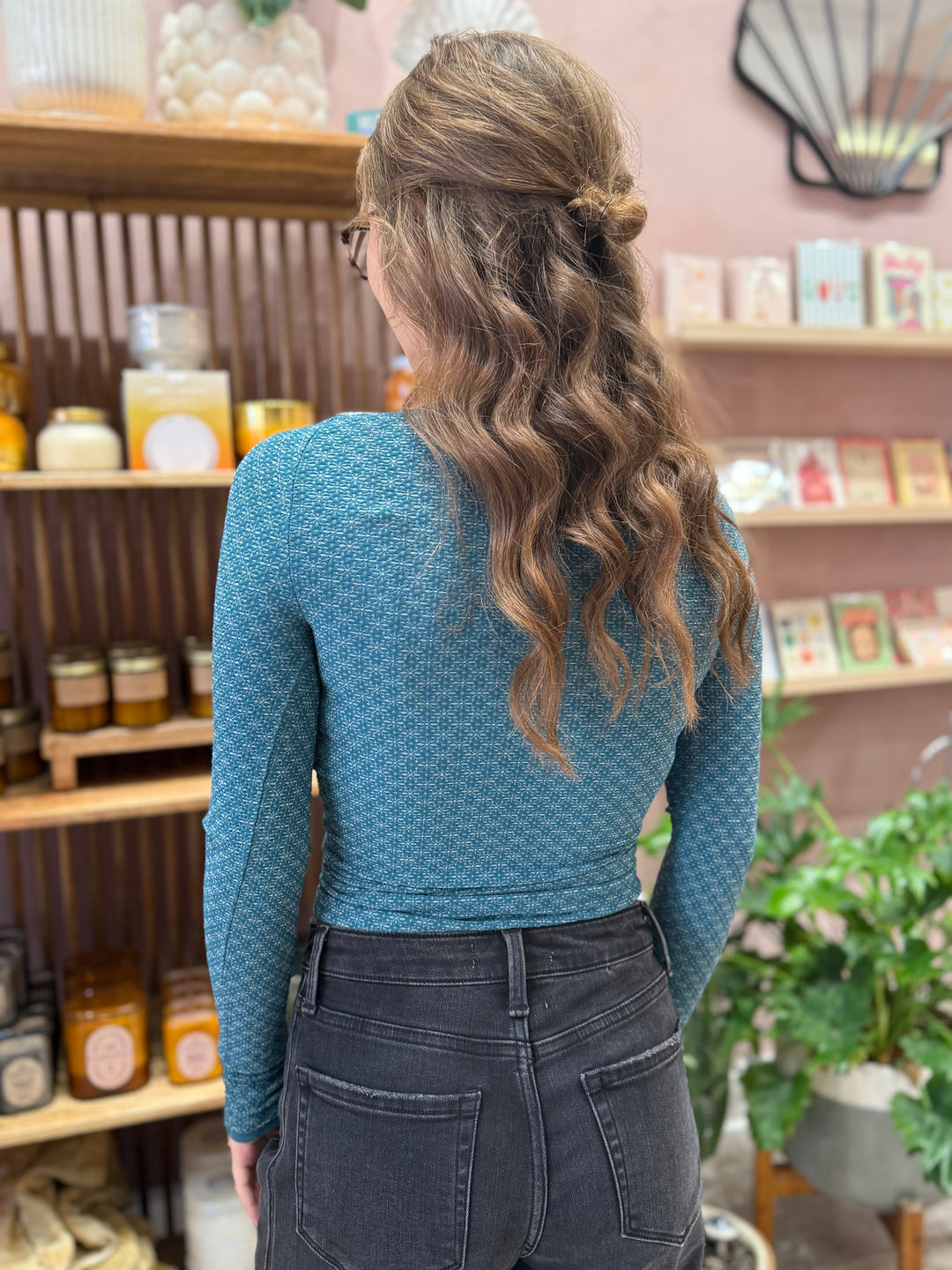 Free People Love Letter Longsleeve / Still Sea