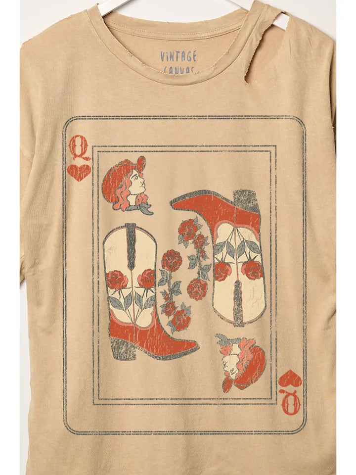 Queen Playing Card Tee