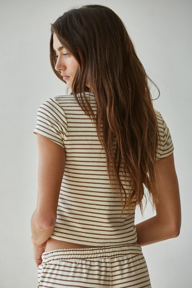 Unwind Tee / Cream