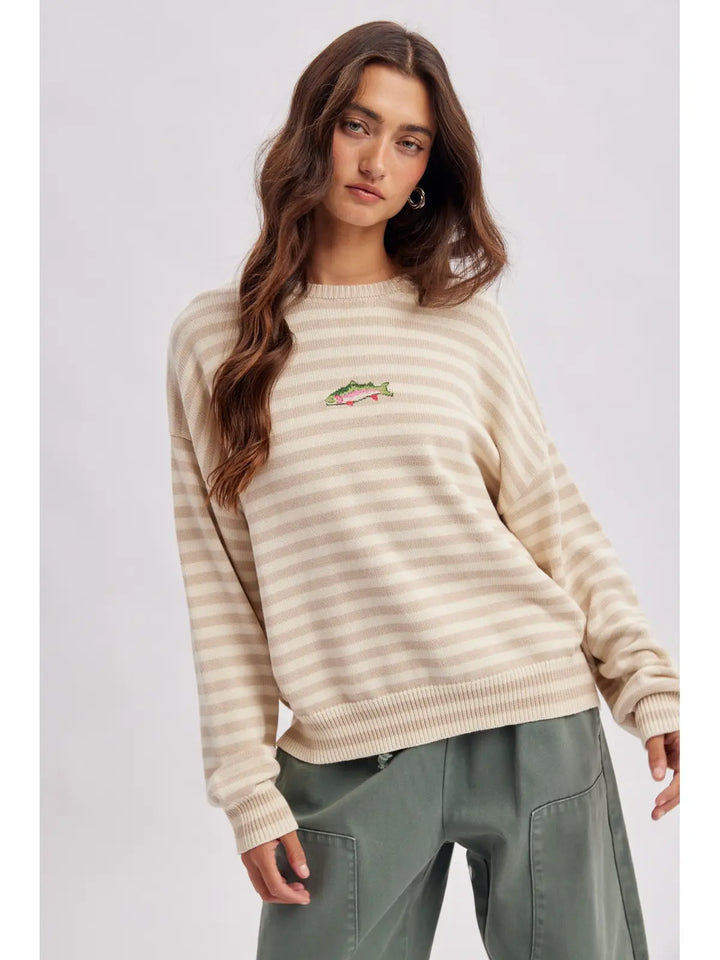 Fishy Sweater / Taupe