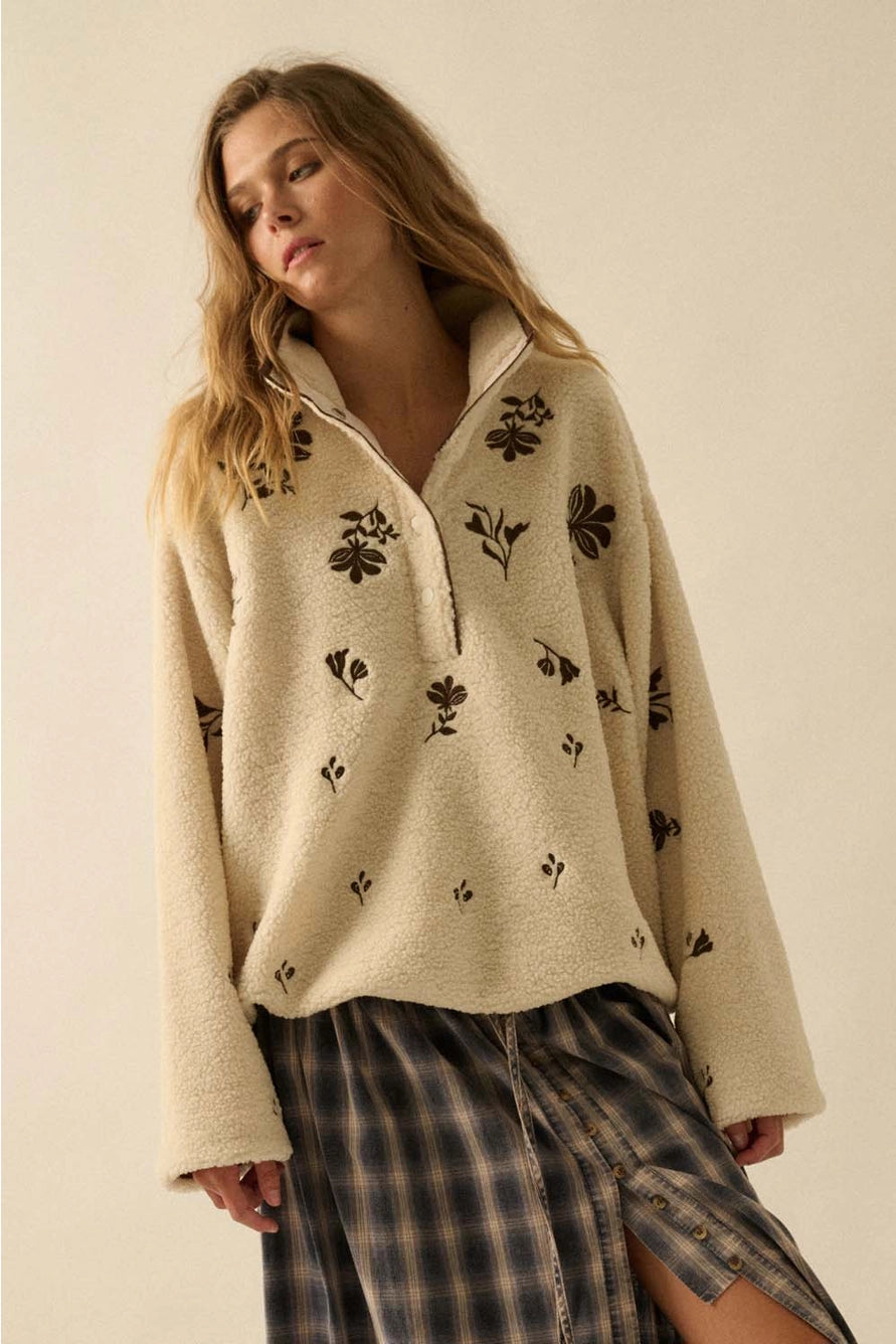 Hazel Embroidered Pullover