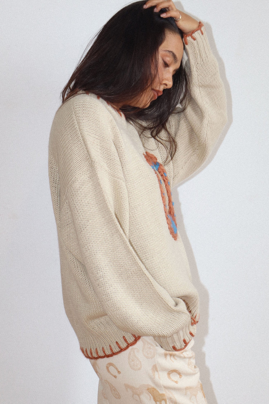 Lucky Horseshoe Sweater