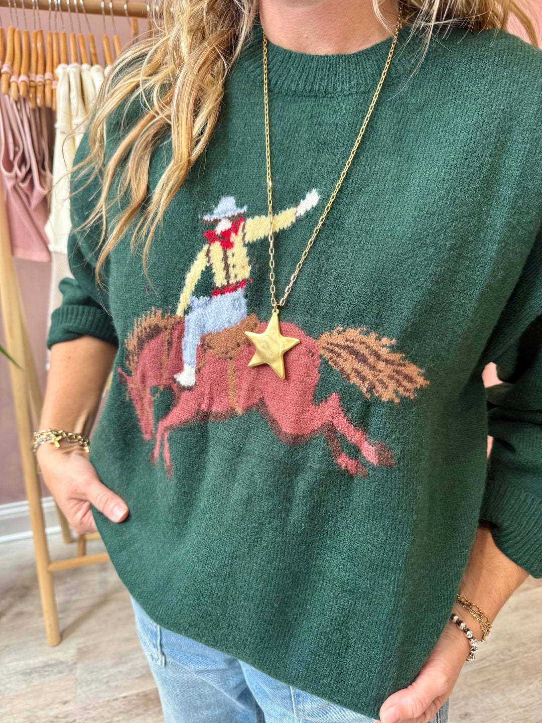 Ride 'Em Cowboy Crewneck