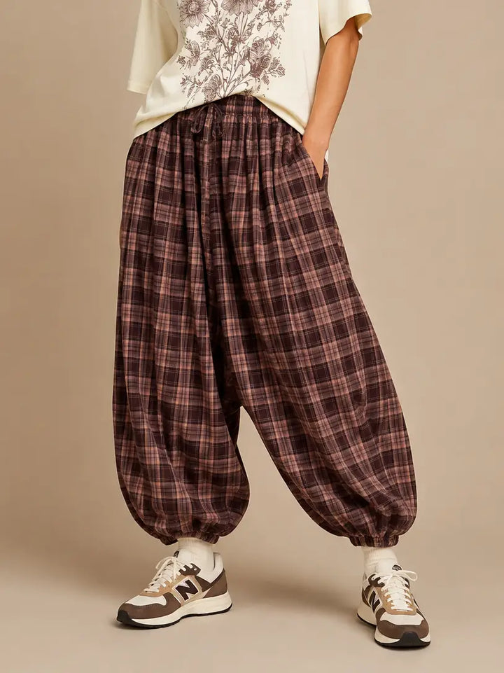 Chill Out Plaid Joggers