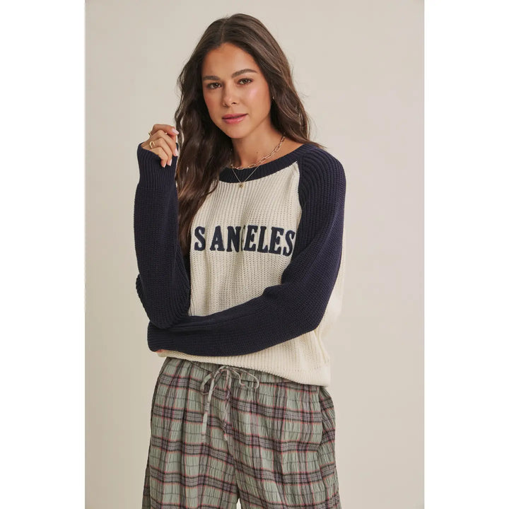 Los Angeles Ranglan Sweater