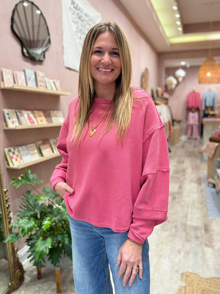 We The Free Total Eclipse Tee / Hibiscus Pop