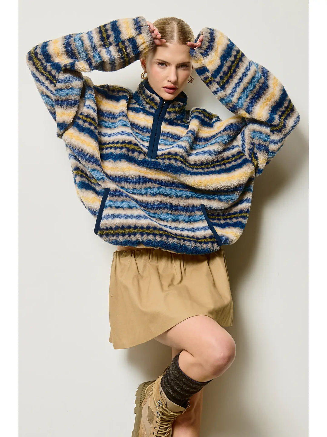 Marigold Sherpa Half Zip