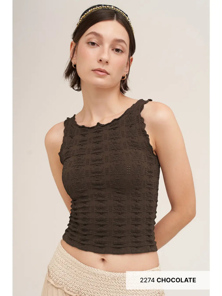 Floral Edge Top