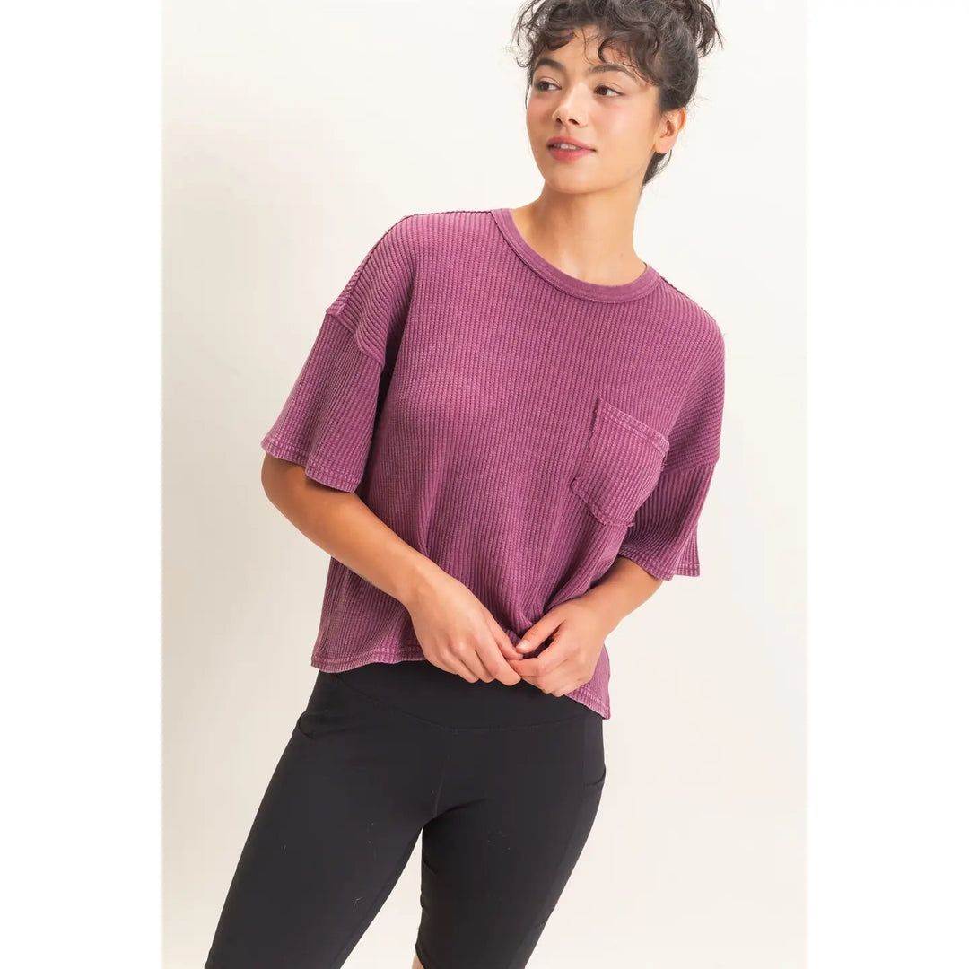 The Easy Tee / Dark Cherry