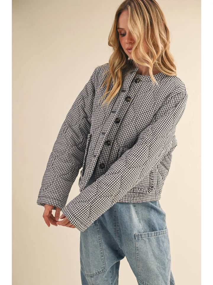 Estelle Plaid Jacket