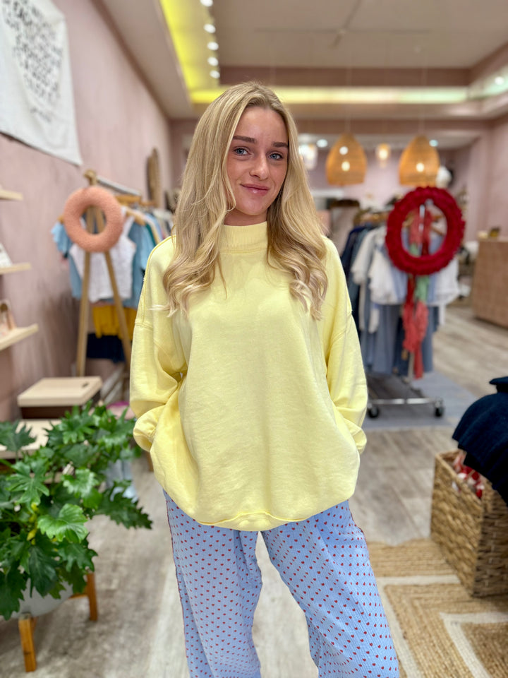 We The Free Palm Springs Pullover / Banana Cream