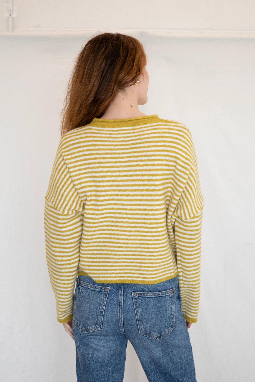 Piper Cardigan / Dijon Yellow