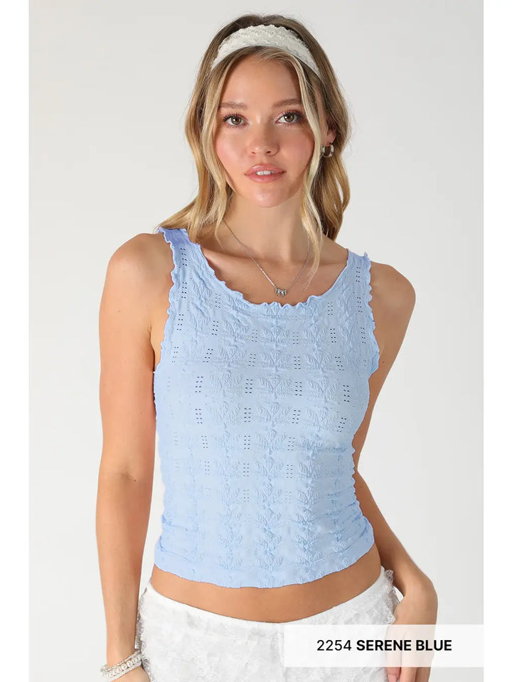 Floral Edge Top
