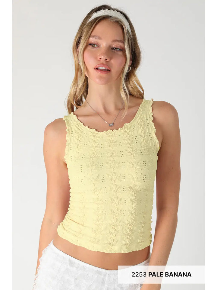 Floral Edge Top