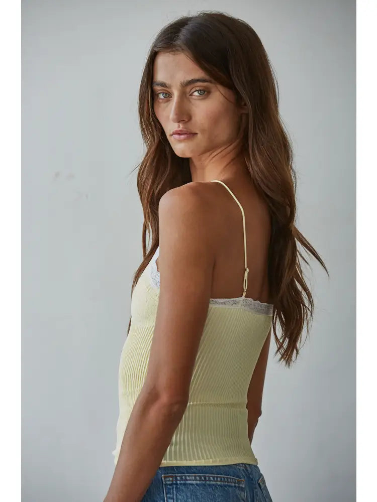 Rosie Tank / Pastel Lemon