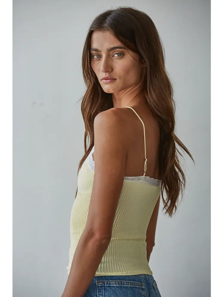 Rosie Tank / Pastel Lemon