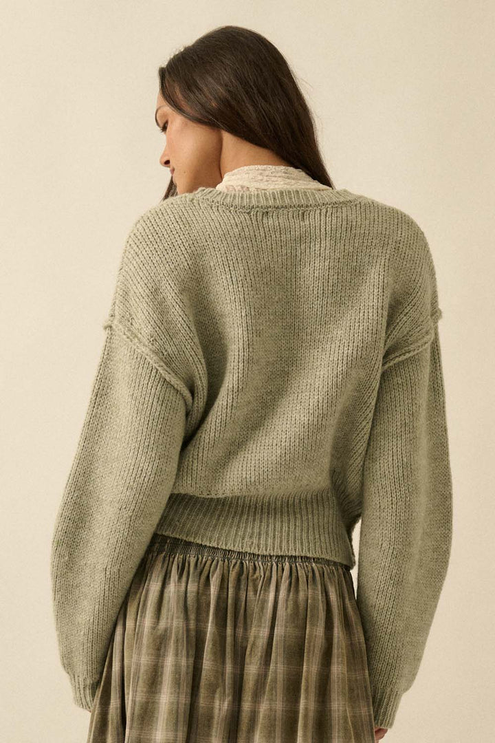 Keeping On Sweater / Heather Cloud
