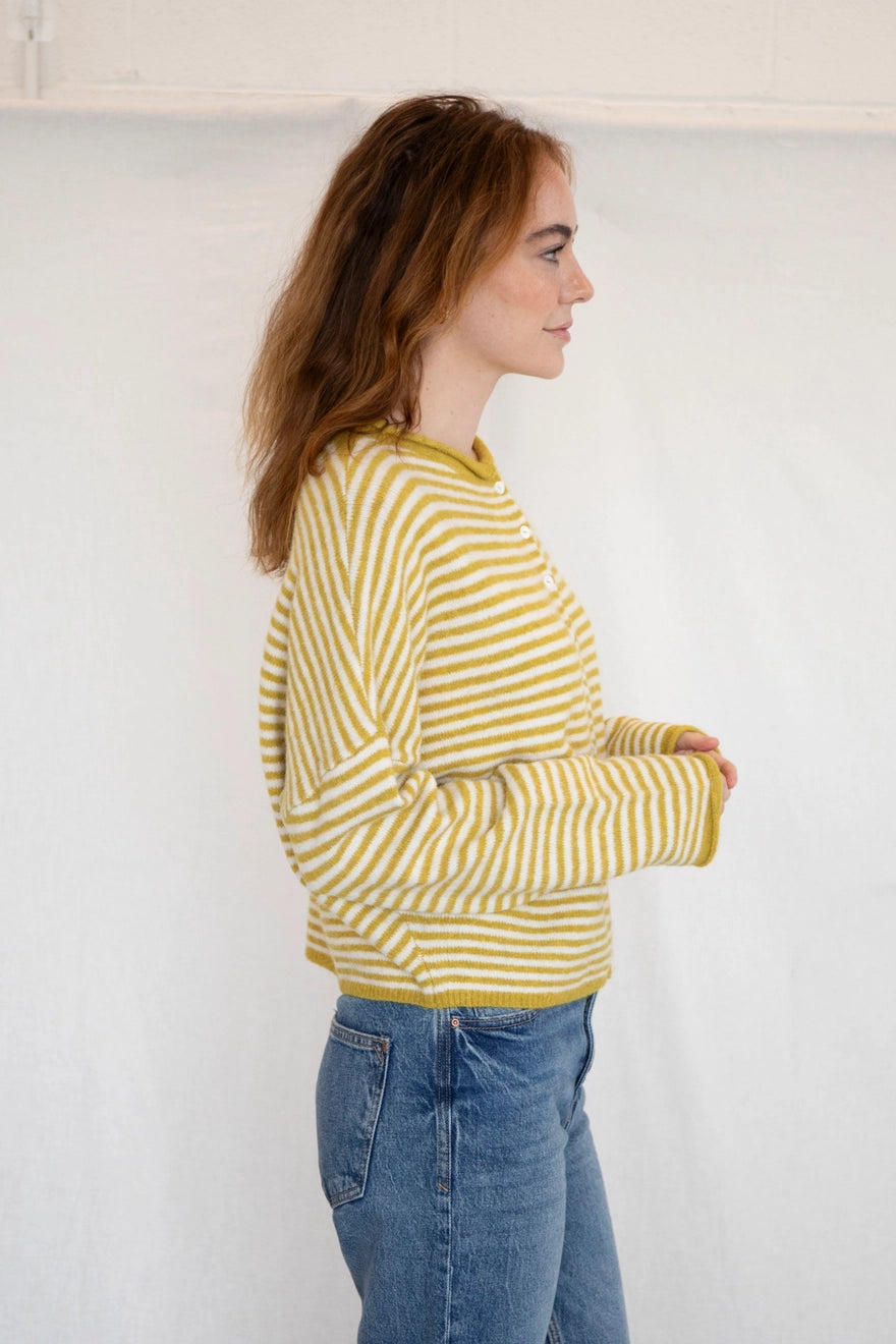 Piper Cardigan / Dijon Yellow