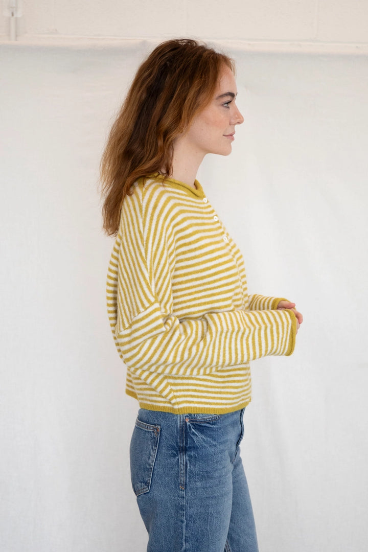 Piper Cardigan / Dijon Yellow