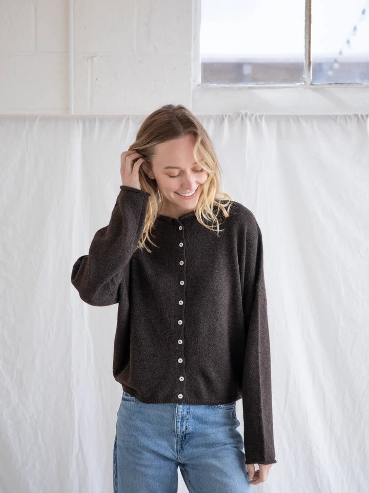 Piper Cardigan / Chocolate