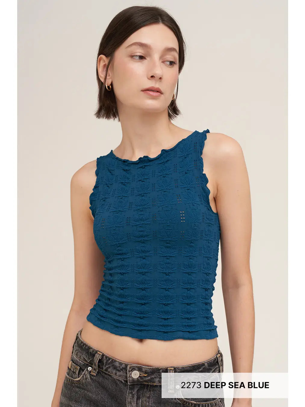 Floral Edge Top
