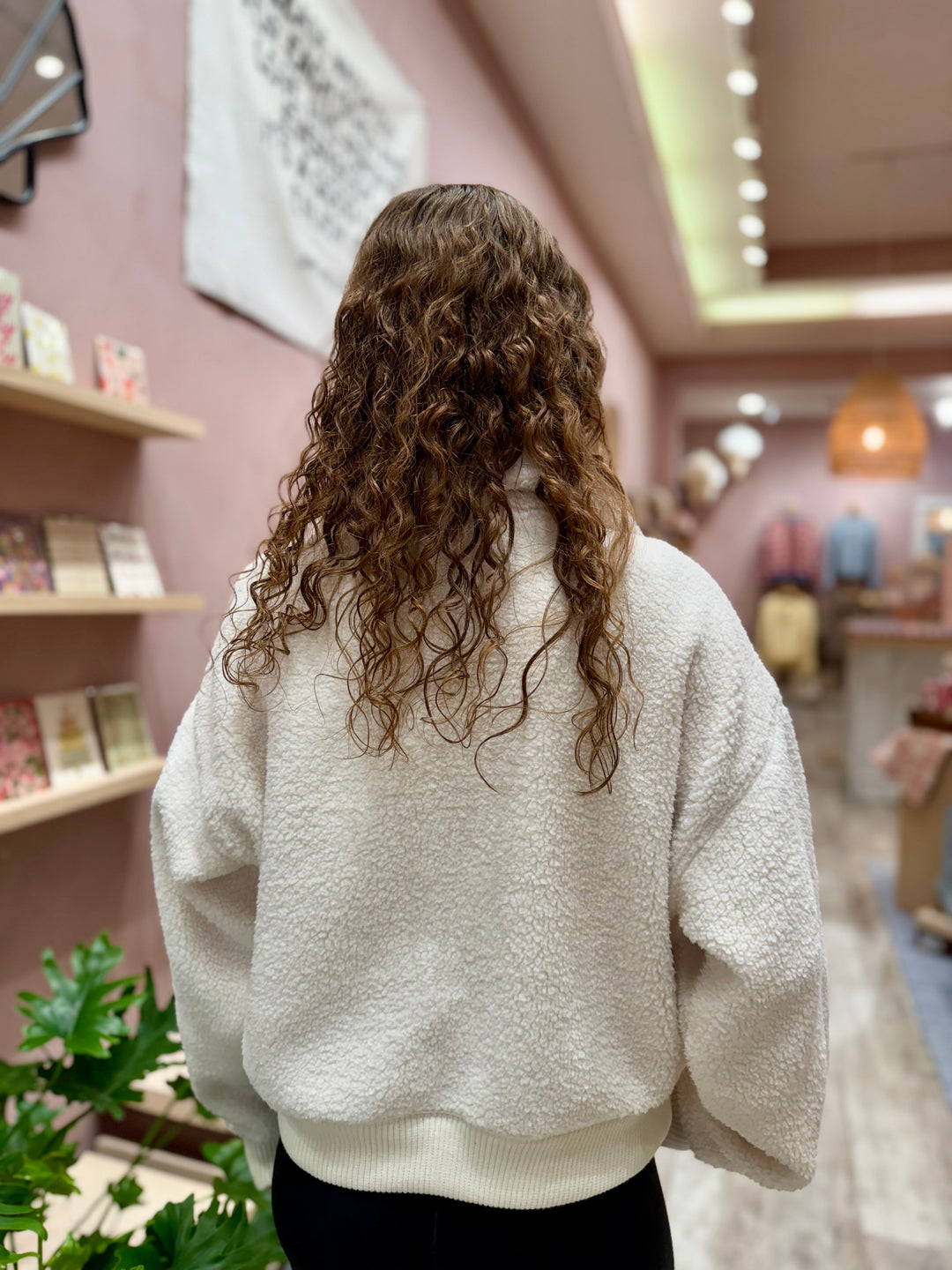 Free People Alpine Sherpa Jacket / White Swan