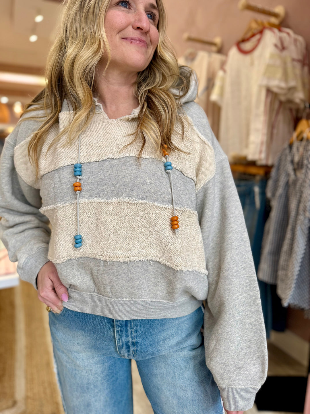 We The Free Camp Crush Hoodie / Heather Grey