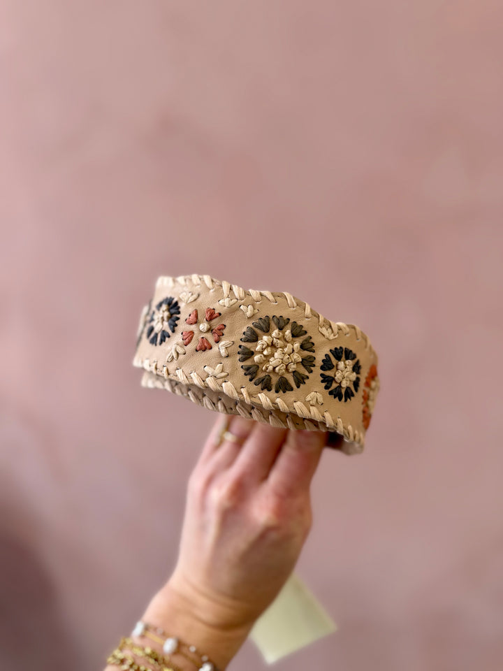FP Indigo Dreaming Raffia Belt / Natural