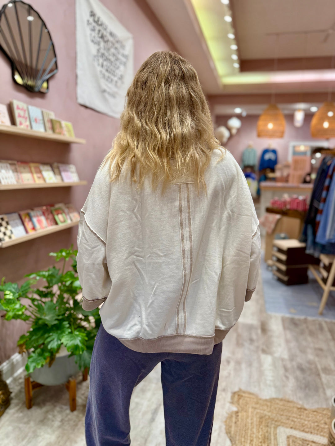 Free People Everything Pullover / Nilla Cream