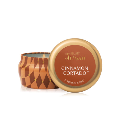 Cinnamon Cortado Aritsan Winter Bazaar Mini Tin