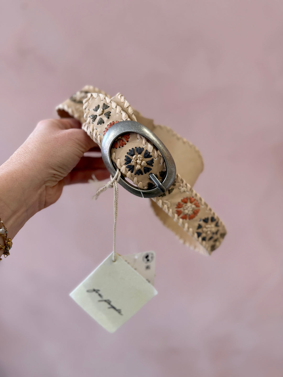 FP Indigo Dreaming Raffia Belt / Natural