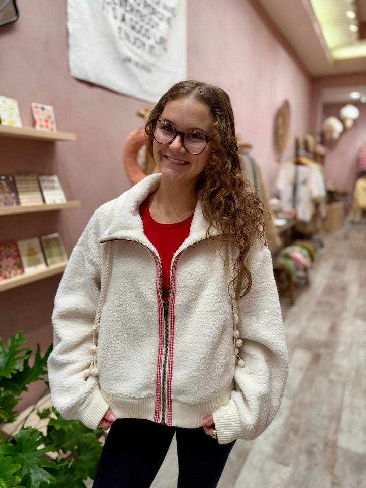 Free People Alpine Sherpa Jacket / White Swan