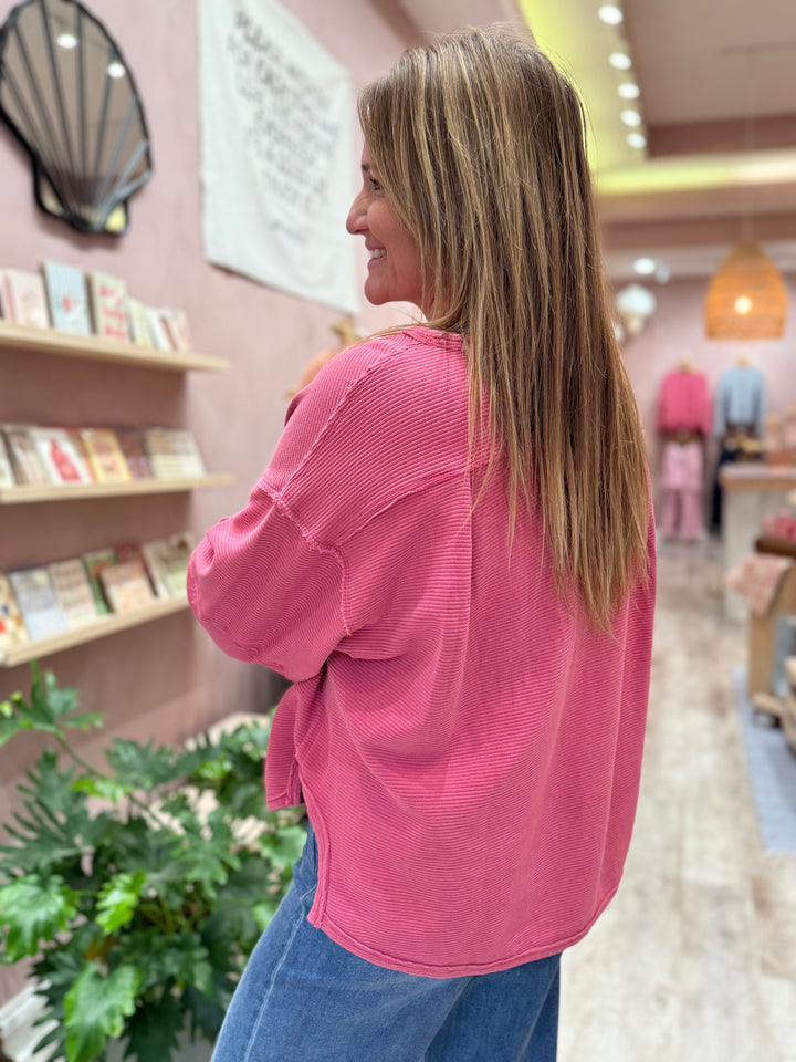 We The Free Total Eclipse Tee / Hibiscus Pop