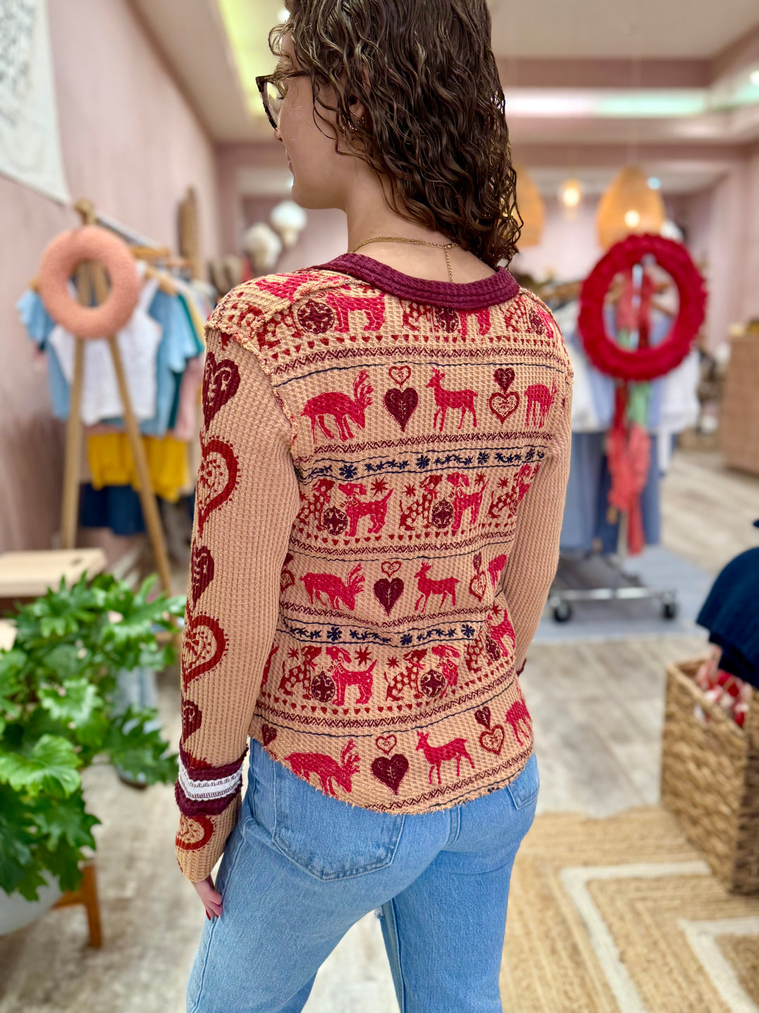 We The Free Blissful Layering Tee / Latte Combo