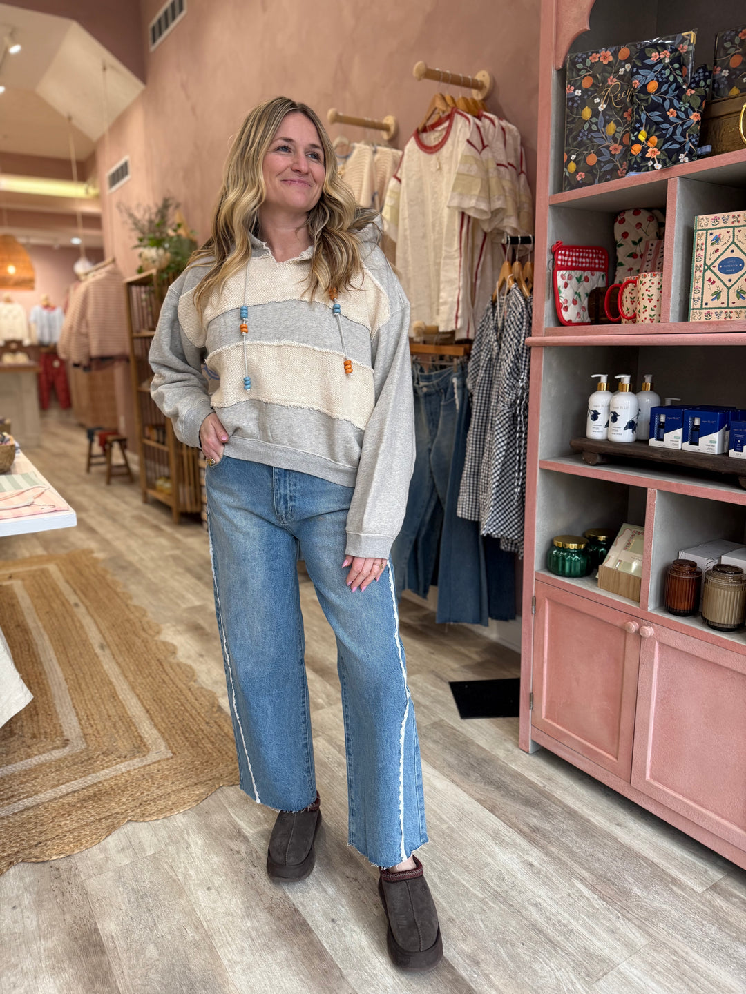 We The Free Camp Crush Hoodie / Heather Grey