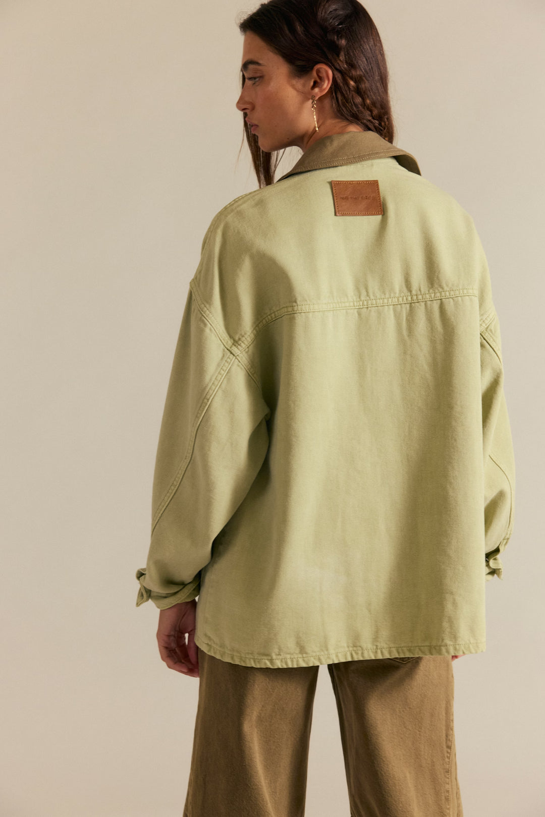 We The Free Lemon Denim Jacket / Washed Sage