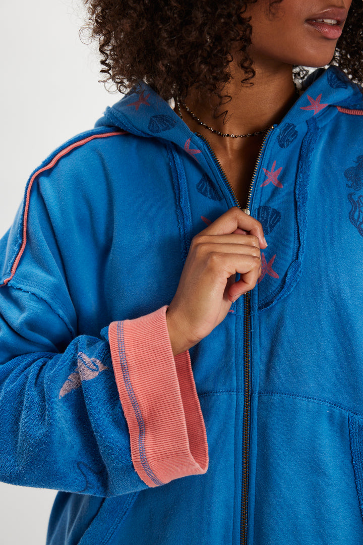 Free People Seashell Cardi / Blue