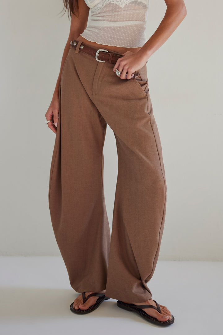 Free People Spotlight Trouser / Brown