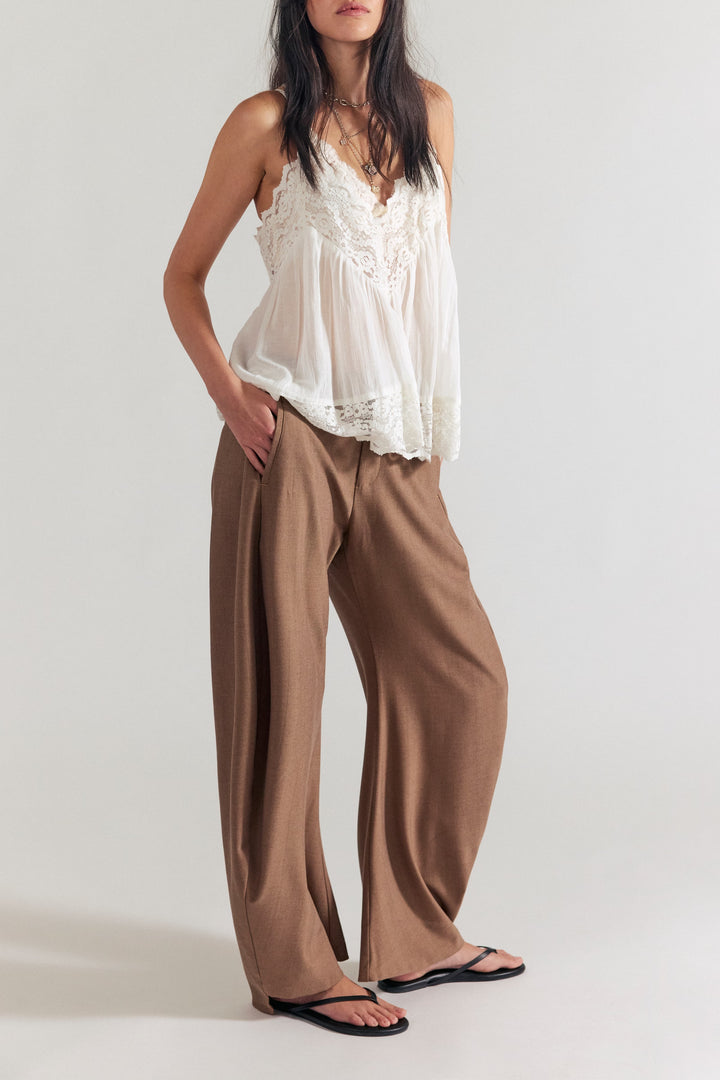 Free People Spotlight Trouser / Brown