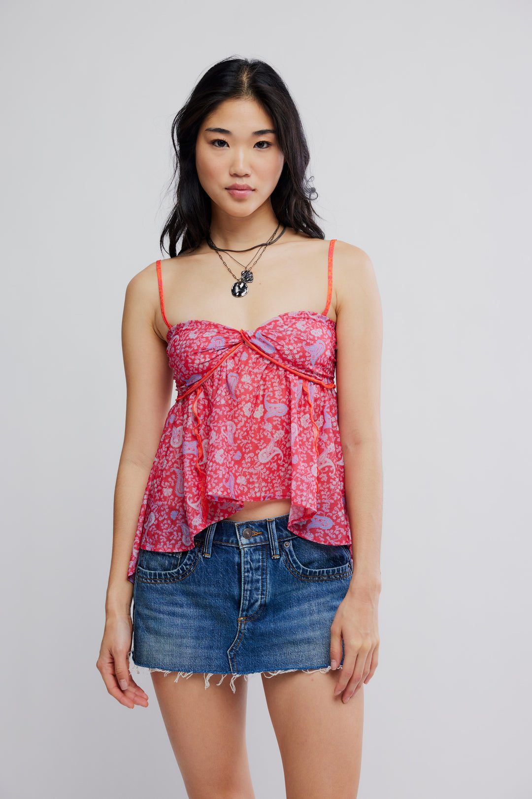 Free People Malia Tube Top / Raspberry