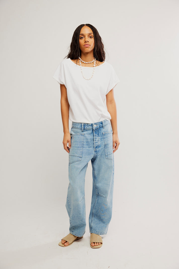We The Free Minimalist Moxie Barrel Jeans / County Fair