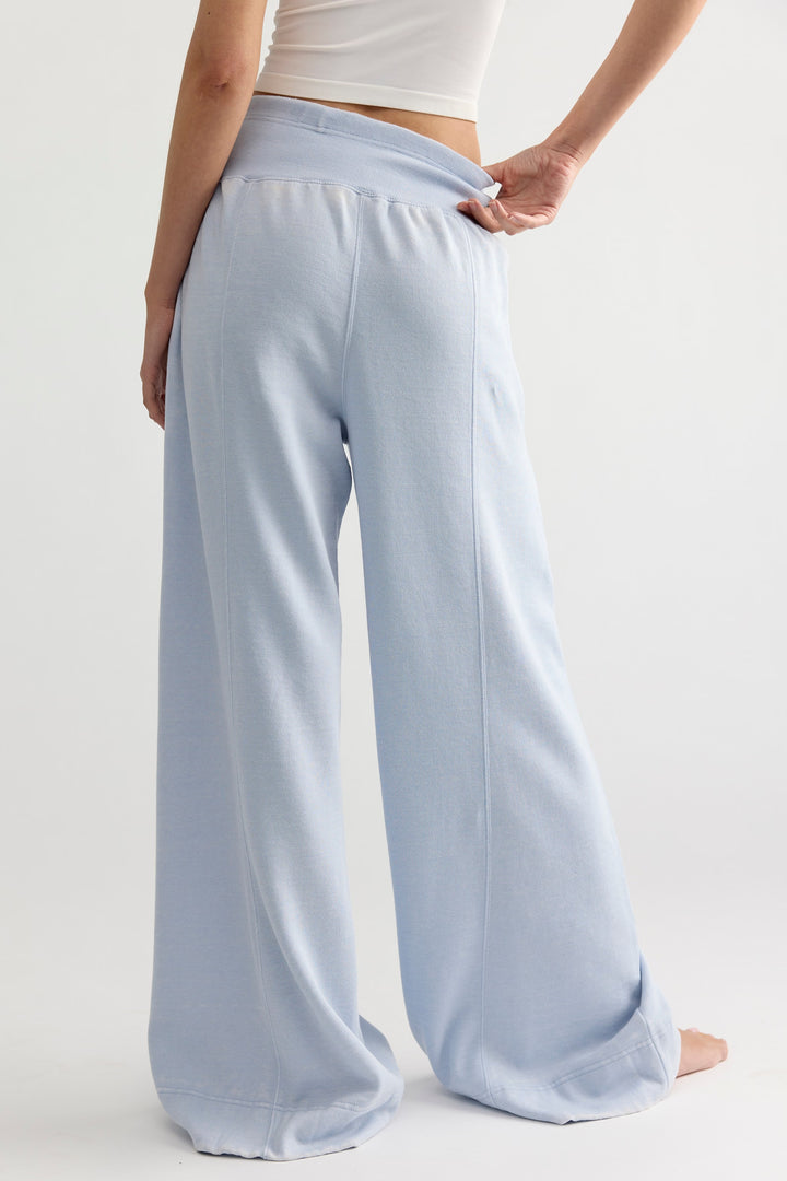 Free People Slow It Down Wide Leg / Peri Ice