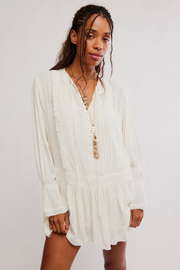 Free People Haute Heirloom Mini Dress / Sugar Swizzle